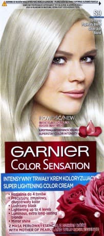 Garnier Color Sensation Krem koloryzujący S 9 Srebrny Popielaty Blond 1op.