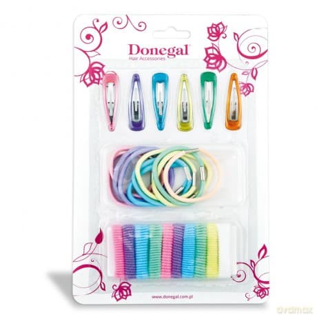 Donegal zestaw (5488) ozdób do włosów Indian 26 szt.