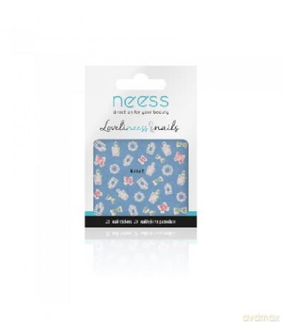 Neess Naklejka wodna na paznokcie LoveliNeess & Nails (3692) MJ162 1 szt