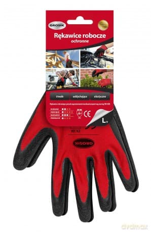 Jan Niezbędny Grosik Rękawice robocze ochronne rozmiar L 1 para