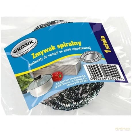 Jan Niezbędny Grosik Zmywak spiralny 1 sztuka