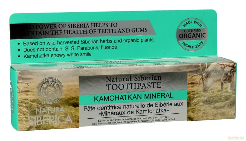 Siberica Natura Pasta do zębów wzmacnia szkliwo Minerały Kamczatki 100 g