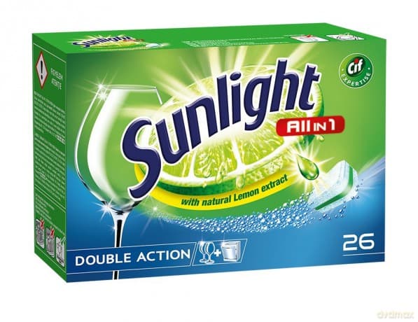 Sunlight Tabletki do zmywarek All in 1 1 opakowanie -26 szt