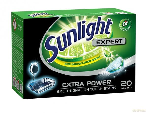 Sunlight Tabletki do zmywarek Extra Power 1 opakowanie -20 szt