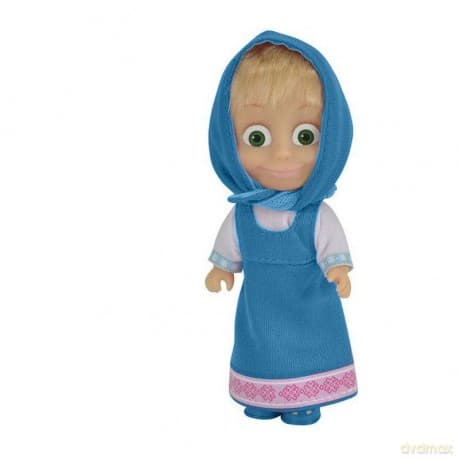Masza miękka lalka, niebieska 23 cm