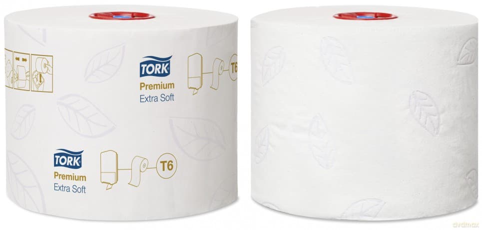 Papier toaletowy do dozowania z automatyczną zmianą rolek Tork Premium biały ekstra miękki