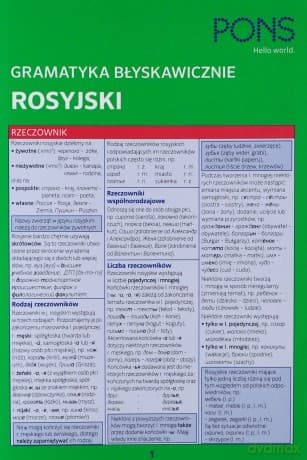 Gramatyka błyskawicznie. Rosyjski
