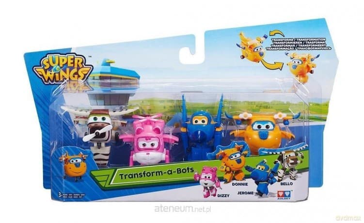 Super Wings 4-pak figurek transformujących II
