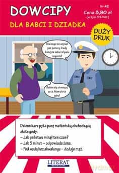 Dowcipy dla babci i dziadka. Duży druk - Przemysław Adamczewski