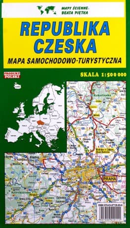 Czechy mapa 1:500 000 samochodowa