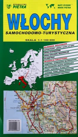 Włochy 1:1 100 000 mapa samochodowa