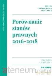 Porównanie stanów prawnych KPC 2016-2018