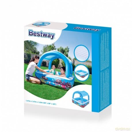 Basen z daszkiem Rafa Koralowa 47x147x122 cm