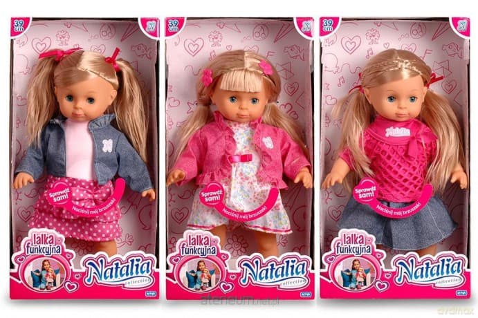 Lalka Natalia mówi po polsku 38 cm