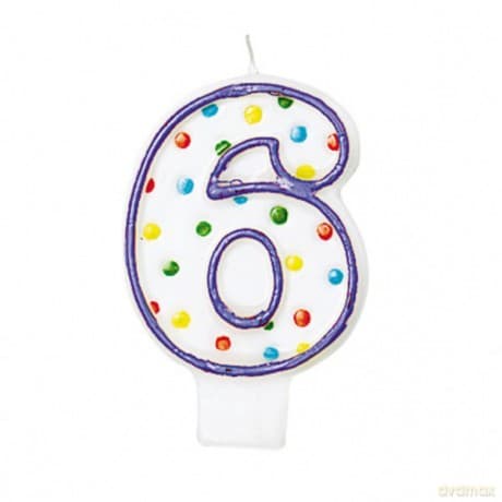 Świeczki kropki nr 6