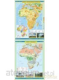 Mapa - Afryka. Ukształtowanie powierzchni