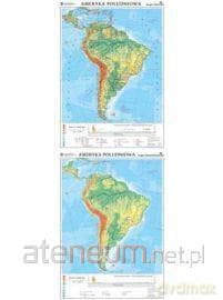 Mapa - Ameryka Południowa Ogólnogeograficzna