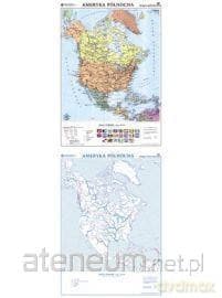 Mapa - Ameryka Północna Polityczna