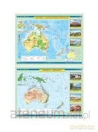 Mapa - Australia. Ukształtowanie powierzchni / Krajobrazy