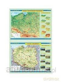 Mapa - Polska. Ukształtowanie powierzchni