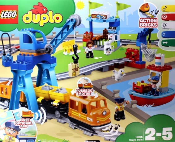 LEGO DUPLO Pociąg towarowy (10875)