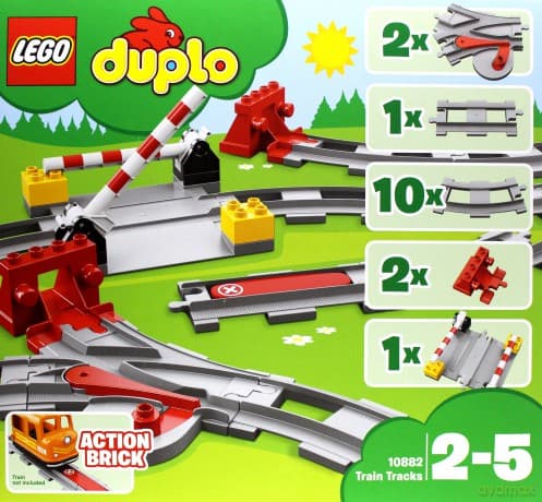 LEGO DUPLO Tory kolejowe (10882)