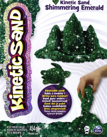 Piasek kinetyczny KINETIC SAND brokatowy, zielony