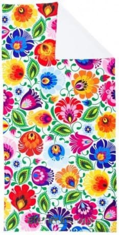 Ręcznik - łowicki biały 70x140 cm