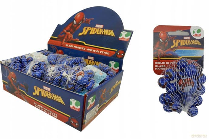 Szklane kulki Spider-man