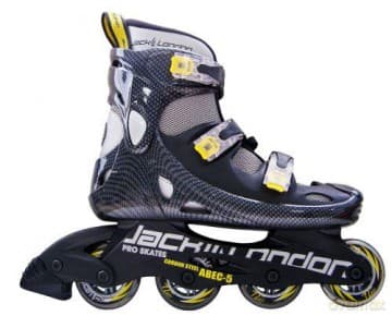 Łyżworolki Space 05 czarno-żółte 224475 rozmiar 38