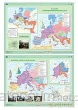 Mapa - Historia. Europa wczesnośredniowieczna