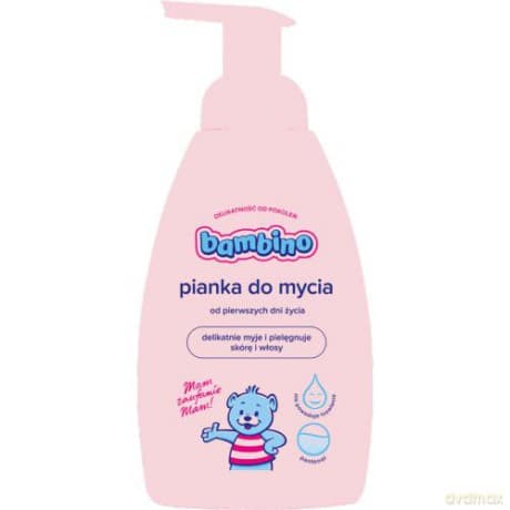 BAMBINO Pianka do mycia ciała i włosów dla dzieci i niemowląt 250 ml