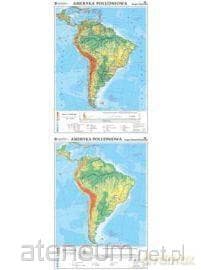 Mapa - Ameryka Płd Ogólnogeograficzna