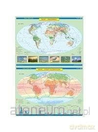 Mapa - Świat. Krajobrazy / Strefy klimatyczne