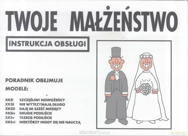 Instrukcja obsługi - Twoje małżeństwo - Martin Baxendale