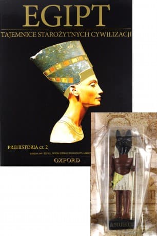 Tajemnice starożytnych cywilizacji 02: Prehistoria cz. 2 + Figurka Anubis