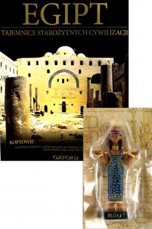 Tajemnice starożytnych cywilizacji 13: Koptowie + Figurka Nout