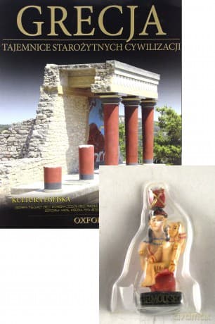 Tajemnice starożytnych cywilizacji 14: Kultura egejska + Figurka Hemouset