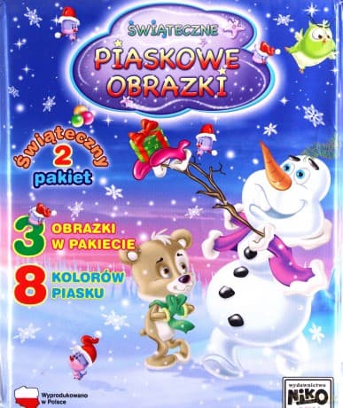 Piaskowe obrazki pakiet świąteczny 2