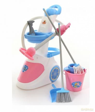 Zestaw Wózek do sprzątania z odkurzaczem