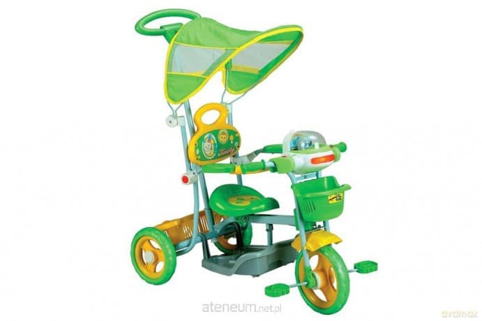Rowerek trójkołowy zielony