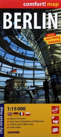 Comfort! map Berlin 1:15 000 city street map