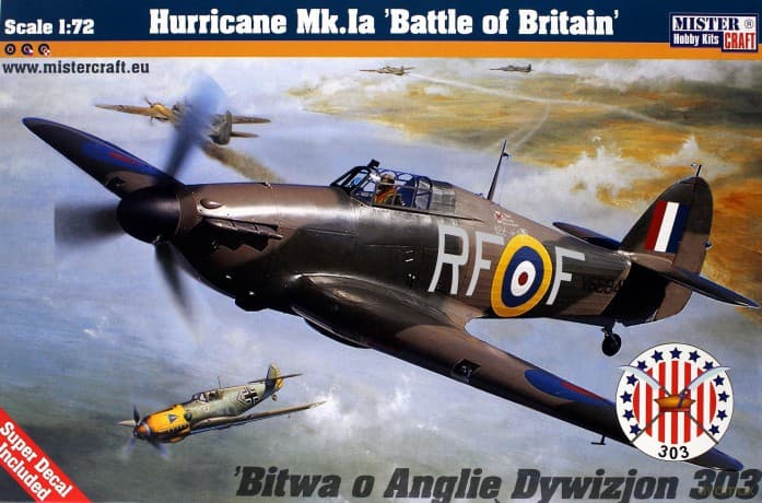 Model plastikowy Hurricane Mk Ia Bitwa o Anglię