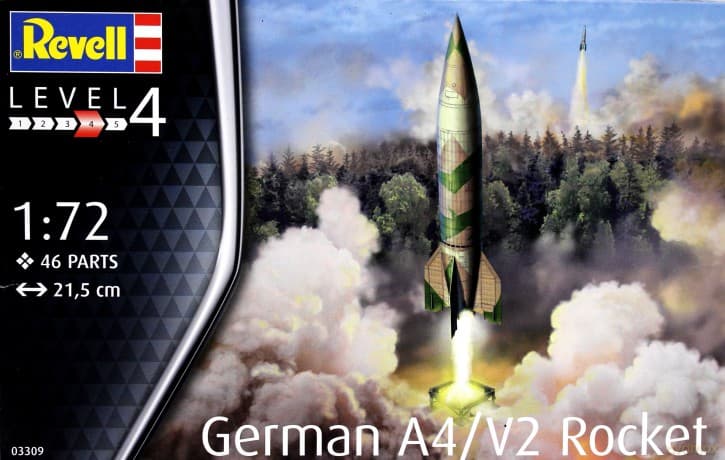 Model plastikowy Rakieta niemiecka A4/V2