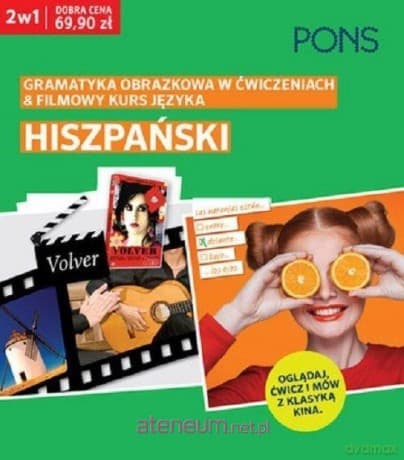 Gramatyka obrazkowa / filmowy kurs. Hiszpański 2w1