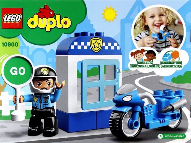 LEGO DUPLO Motocykl policyjny (10900)