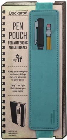 Bookaroo -uchwyt do książki na długopis turkusowy