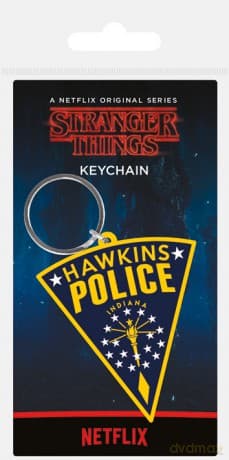 Stranger Things Hawkins Police Patch brelok