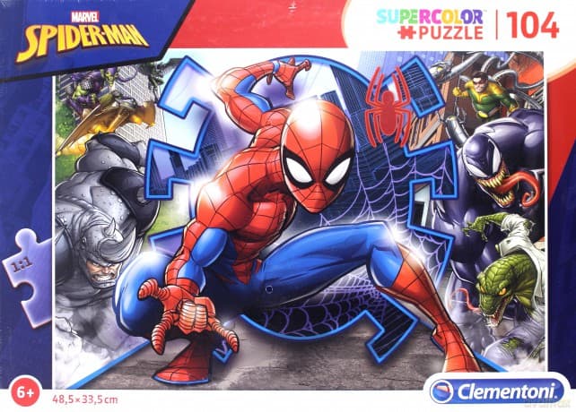 CLEMENTONI 104 el. Super Kolor - Spider-Man