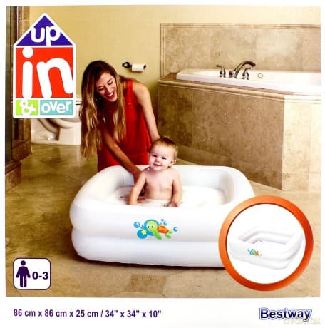 Basenik dmuchany Żółwik 86 x 86 x 25 cm